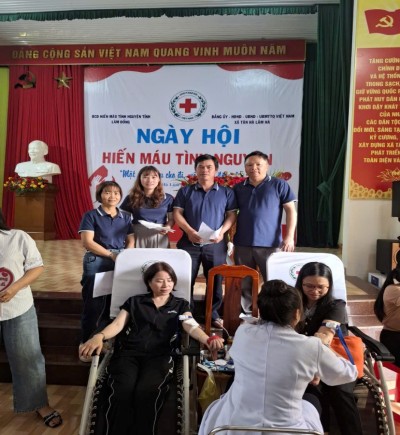 TRƯỜNG THCS LIÊN HÀ- TÂN HÀ- LÂM ĐỒNG HIẾN MÁU TÌNH NGUYỆN – LAN TỎA YÊU THƯƠNG.